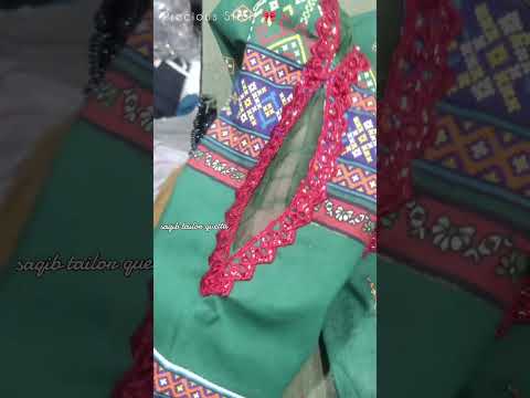 Galay ka new Design lace k sath| Eid dress design ideas 2024 #shorts