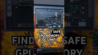 Overclock GPU Memory Without FPS Loss #shorts #pcsettings #pc #graphicscard #oc #overclocking #gpu