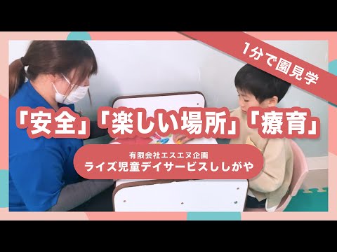 【園VLOG】安全・楽しさ・療育が揃った施設/有限会社エスエヌ企画 ライズ児童デイサービスししがや