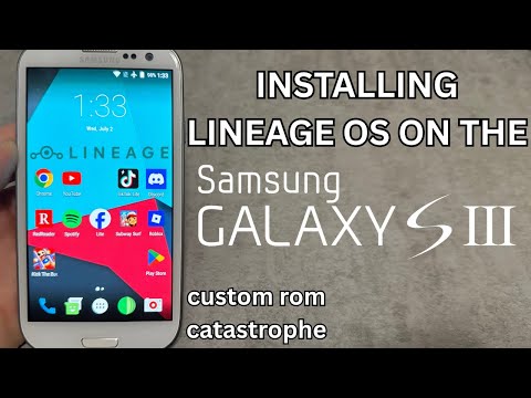 Installing LineageOS 14.1 on the Galaxy S3