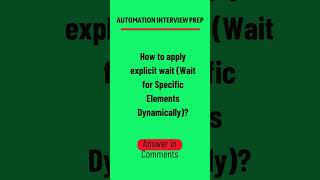 Explicit wait #testspectrum #2025