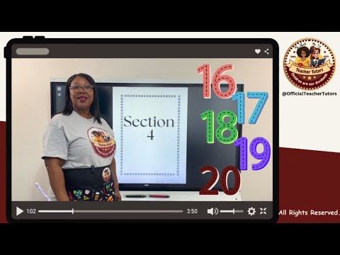 Counting 16 to 20: Teen Team to Twenty