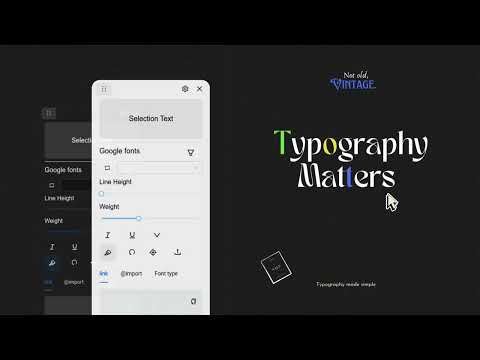 Font tester extension - demo