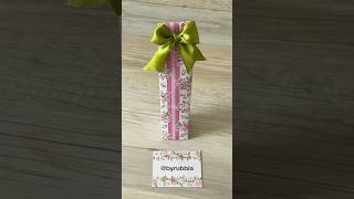 How to make a gift box #fyp #giftwrapping #how #howto #gift #giftpackaging #tutorial #byrubbia #idea