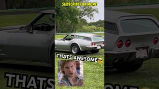 Viral Corvette Station Wagon Explodes the Internet🤩#weird #car #shorts #trending ng