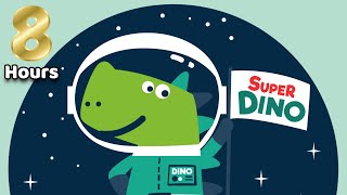 Sleep Meditation for Kids | 8 HOURS SPACE DINOSAURS | Sleep Story for Children