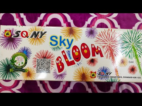 Sky bloom from sony fireworks | 7 Sky shot | sony fireworks #crackerguru