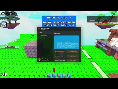 [BEST] Keyless One Block script, Give all items, God Mode, Auto Mine Block, And so much more!