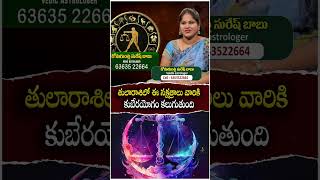 తులారాశివారికి కుబేరయోగం క‌లుగుతుంది |Tula rasi March Rasi Phalithalu 2025 | @surehbabuGonuguntla