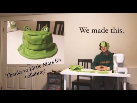 WE MADE A FROG BUCKET HAT (collab with Little Mars)