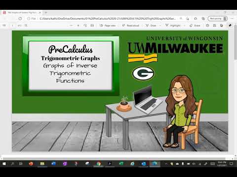 Graphs of Inverse Trigonometric Functions