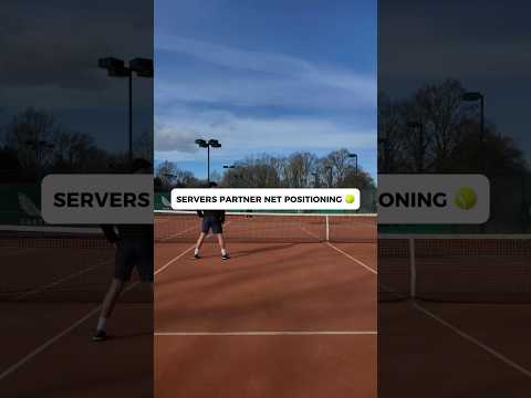 Don’t cover too much of the alley! #tennis #tennistips #tennisdoubles #tenniscoach #tennispractice