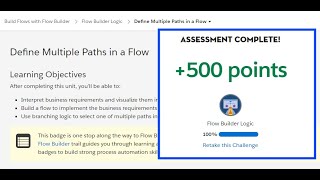 Define Multiple Paths in a Flow || Flow Builder Logic || Build Flows with Flow Builder