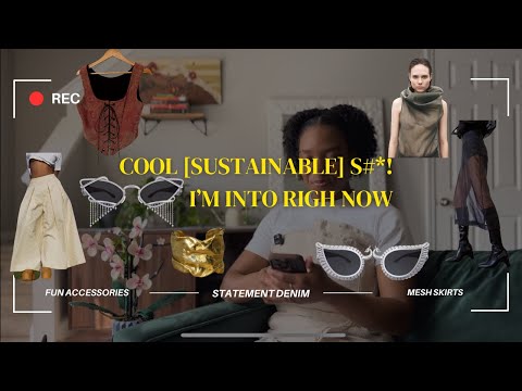 Cool Sustainable Fashion|My 2025 Spring Trends| Sustainable Wardrobe|Sustainable Clothing Brands