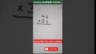 How to make multiple easy and fun#mathstricks #vedic math #multiply tricks #shorts #shotsvideo #fyp
