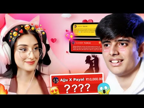 Payal❤Ajjubhai || Funny Superchat video 😂.(Tg Vikas)