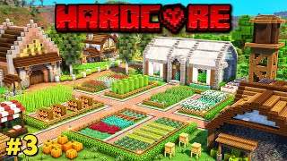 I Built the Ultimate Cozy Farm in Hardcore Minecraft!
