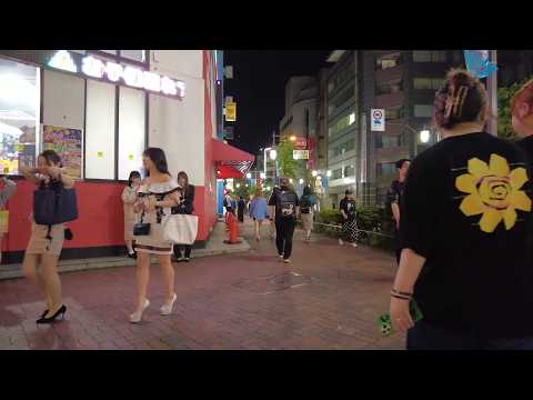Night Walk in Tokyo Ikebukuro Tour, Walking in JAPAN Travel 夜の池袋をお散歩・西一番街！日本東京・散歩動画