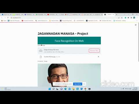 Face recognition deployment on Web