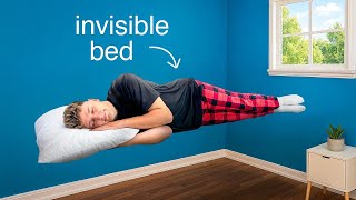 I Built an Invisible Bed!