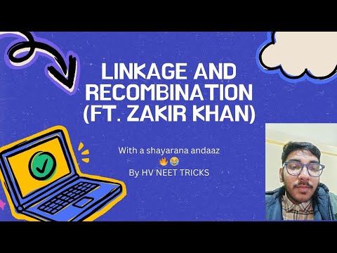 LINKAGE AND RECOMBINATION (FT. ZAKIR KHAN) 🫡😂♥️ #biology #neet #motivation