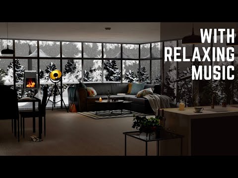 Mountain Retreat | Snow Ambience | Ambient Music | Relaxation | Sleep | Study | 4K