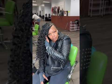 Flip over Mohawk Braids
