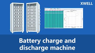 Battery charge and discharge machine software operation