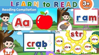 The Alphabet | Two-Letter Blends | CVC Words | Consonant Blends & Digraphs | Long "ai" | Sentences 