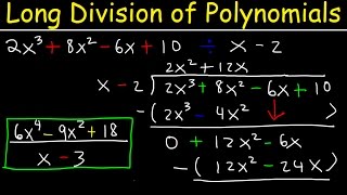 Long Division With Polynomials - The Easy Way!