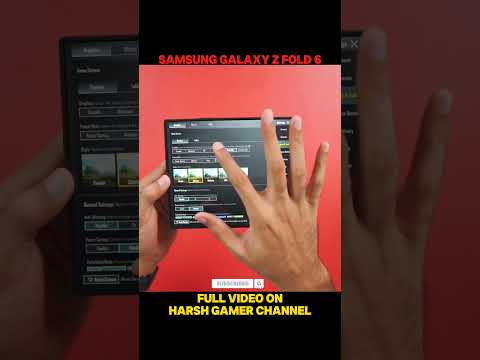 Samsung Galaxy Z Fold 6 Bgmi Test 120Fps Test Graphics Test #samsunggalaxyzfold6 #bgmi #shorts