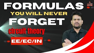 GATE 2023 Formula Session | #1 | GATE Circuit Theory | GATE Electrical and Electronics Engineering