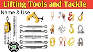 Rigging tools and tackle || Rigging Lifting Equipments || Lifting accesories