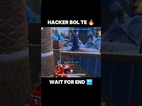 Hacker bolte 🔥 wait for end 🔚 #bgmishorts #bgmi #pubgmobile #gaming #bgmi1vs4clutchtipsandtricks