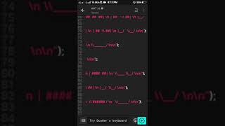 C Program -3D Name Printing / Programming In C / C Language Tutorials / Programming For Beginners