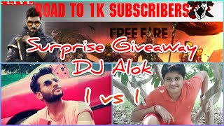 Dj Alok Giveaway 2nd SupriseGiveaway.1vs1 Dj Alok Diamond GiveawayChk comment section 4 nextGiveaway