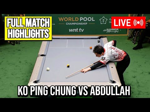 Ko Ping Chung vs Abdullah Alshammari FULL MATCH Highlights| World Pool Championship 2025