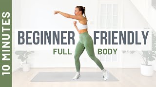 10MIN HAPPY HIIT WORKOUT – Full Body, All Standing, No Jumping (Beginner Friendly)
