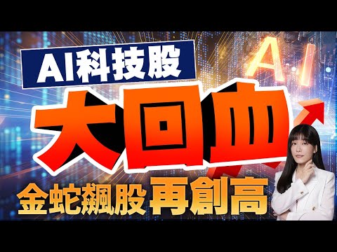 台股三天強彈800點 關稅DeepSeek夾擊   AI科技股大回血 金蛇飆股再創高｜艾咪 I Money  陳雅頎分析