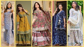 Top Stylish New Lawn Sharara Designs 2023|Party Wear Sharara Design|New Sharara Design with kurti