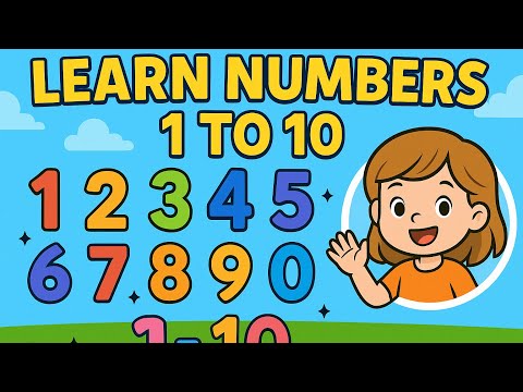 1 to 10 Number Song with Cute Animals 🐵🐱