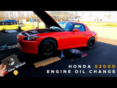 Honda S2000 Engine Oil Change | With An $89 Filter Wrench...?