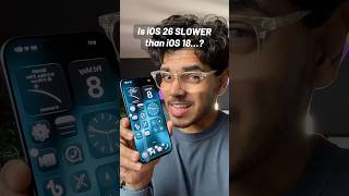 Is iOS 26 actually SLOWER than iOS 18…?