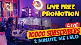 Live YouTube Channel Promotion | 5000 SUBSCRIBERS 2मिनट में ले जाओ #live  ‪ @ManojDey ​