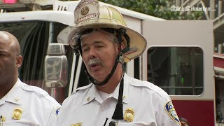 'Very stubborn fire.' HFD says downtown fire under control but not out 5.5 hours later