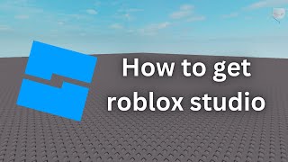 How To Start Making Games On Roblox (PC) | Roblox Studio Tutorial #1