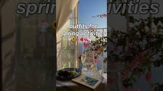 Outfits for spring activities #springoutfit #softgirl #spring