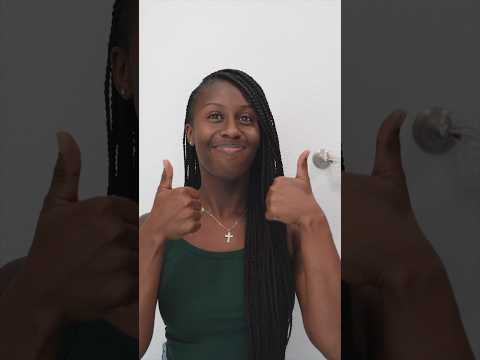 Accomplish Braids WITHOUT HEAT #knotlessbraids #feedinbraids #protectivestyles #naturalhair