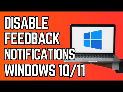 How to Disable Windows Feedback Notifications Windows 11 & 10 (Regedit)