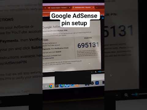 Google AdSense pin setup #adsense_letter #adsensepinverification #ytshortsvideo #sksujit